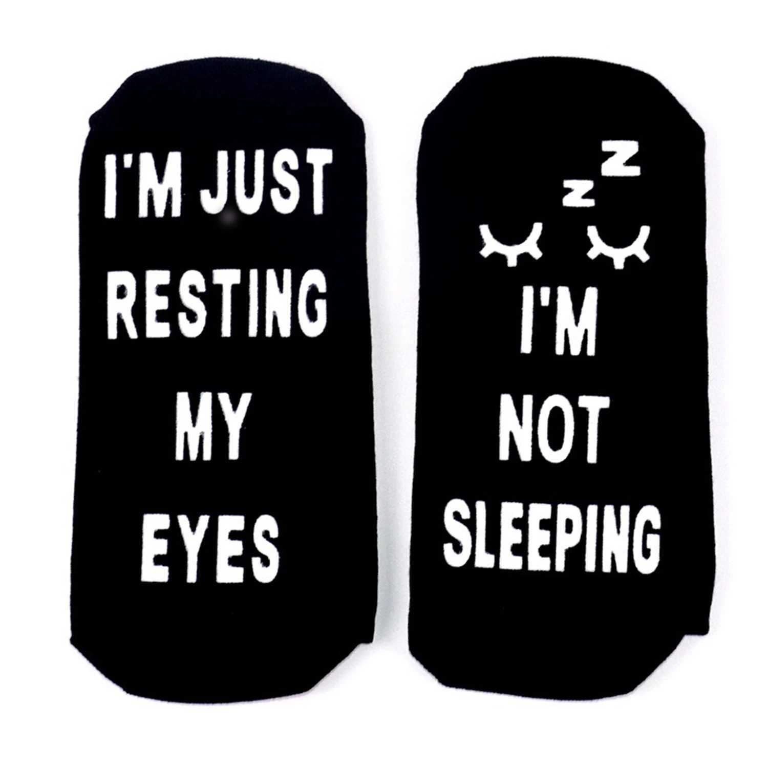 Men Funny Socks Harajuku Humor Word Printed Creative Hip Hop Street Skateboard Unisex Crew Cotton Silicon Anti Slip Happy Socks W250217