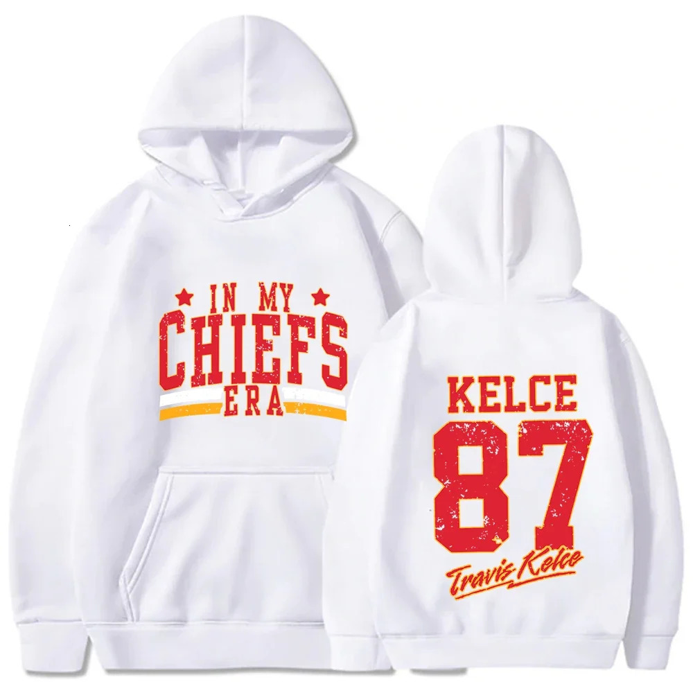 Retro in My Chiefs Era Sweatshirt Kelce 87 America The Eras Tour Pullover Streetwear Coats 250214