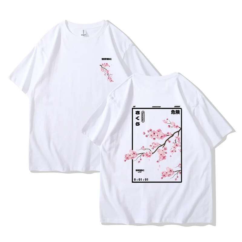 Harajuku Men's Printed T-shirt, Short Sleeve, Japanese Cartoon, Street, Sports, Summer, 2025