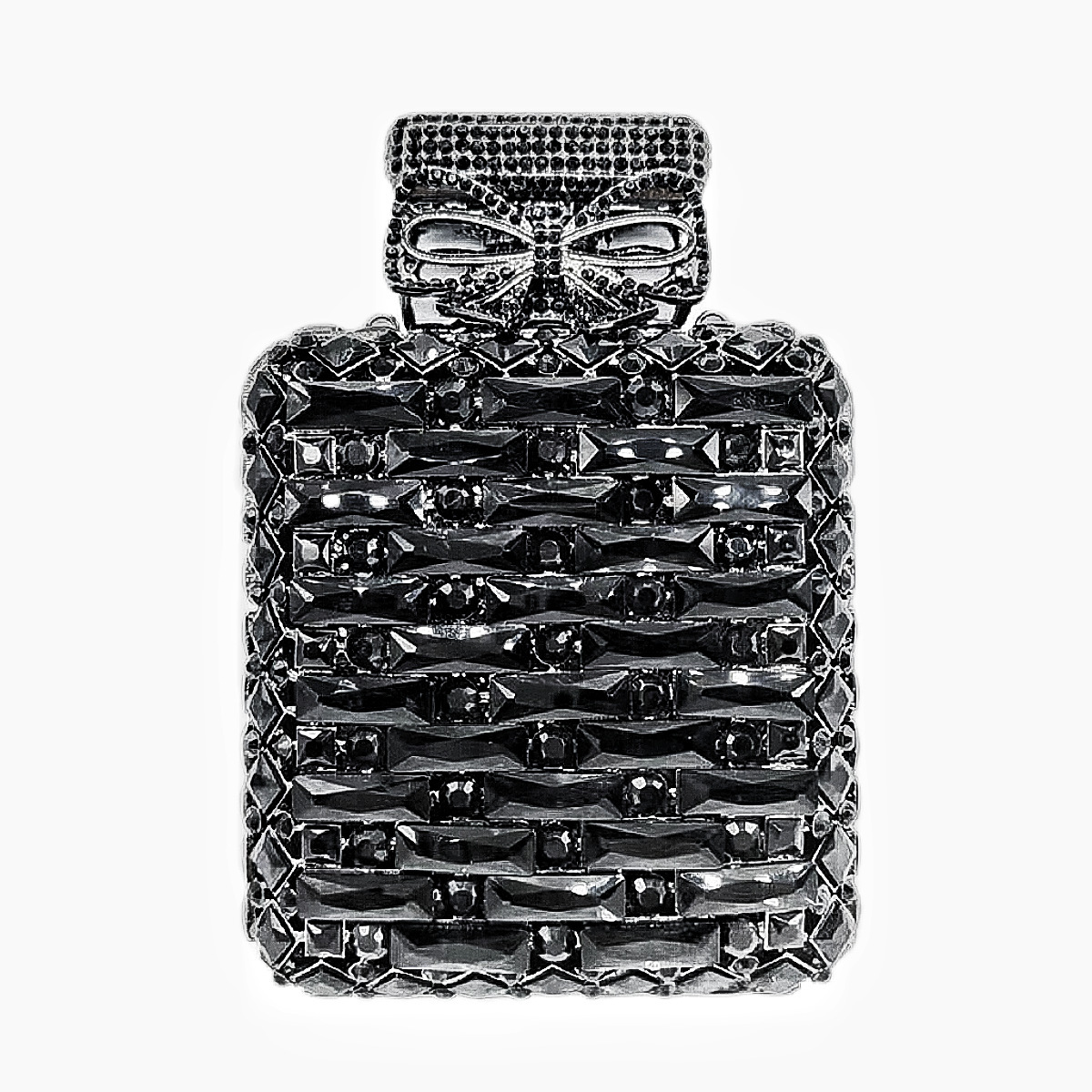 Scent Bottle Unique Women Evening Dinner Bag Banquet Clutch Purse Designer Handbags Crystal Shiny Bags