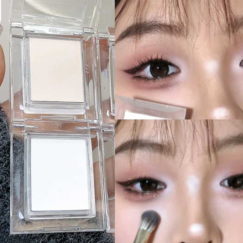 4 Colors Matte Highlight Palette Facial Brighten High Gloss Repair Contour Setting Powder Eyeshadow Blush Korean Makeup CosmeticXJ250217