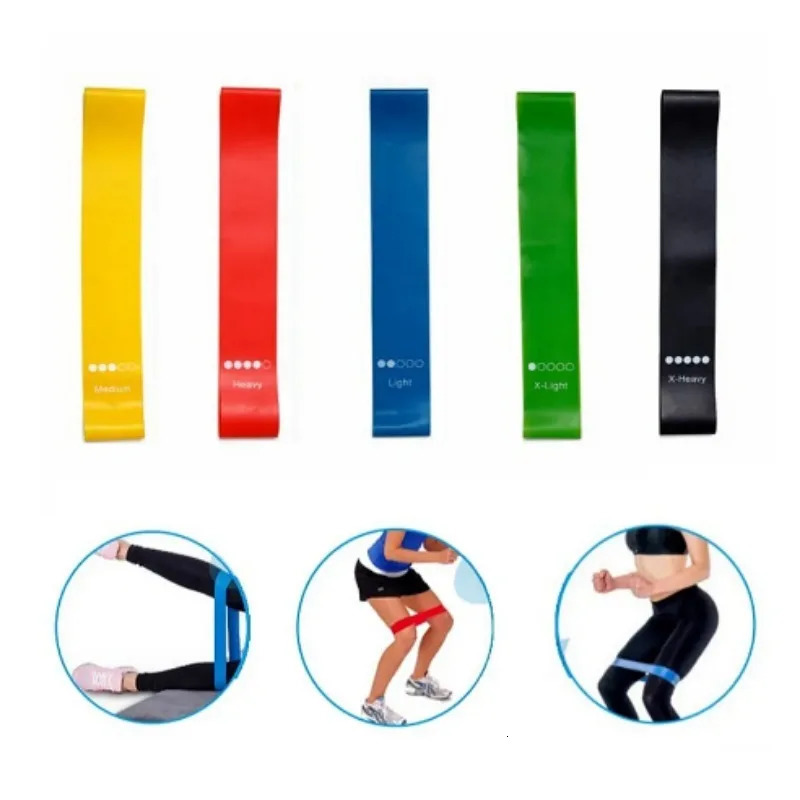 TPE Resistance Bands Fitness Set Rubber Loop Strength Training Workout Expander Yoga Gym Equipment Elastic 250213
