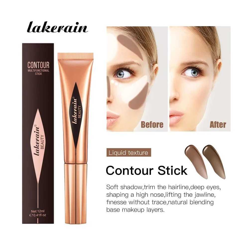 Lakerain Highlighter Multi-purpose Makeup Pen B Contour Pen Sponge Tip Lescent Shining Brightening Beauty Stick CosmeticW250217