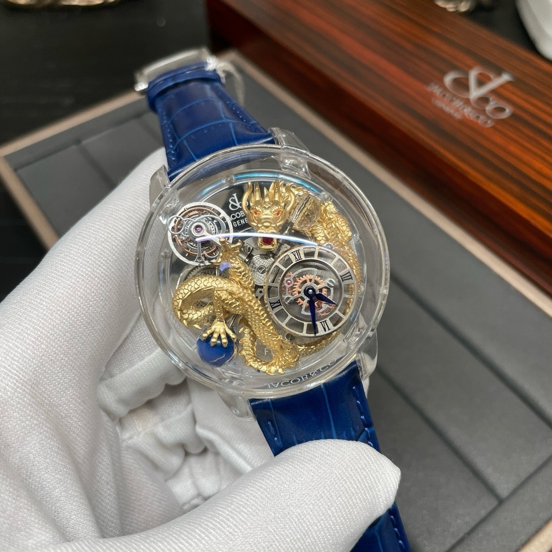 Designer jacobandco watch tourbillon watches 10A quality mechanical movement uhr 15XR leather strap diamond reloj iced out watches montre luxe ja