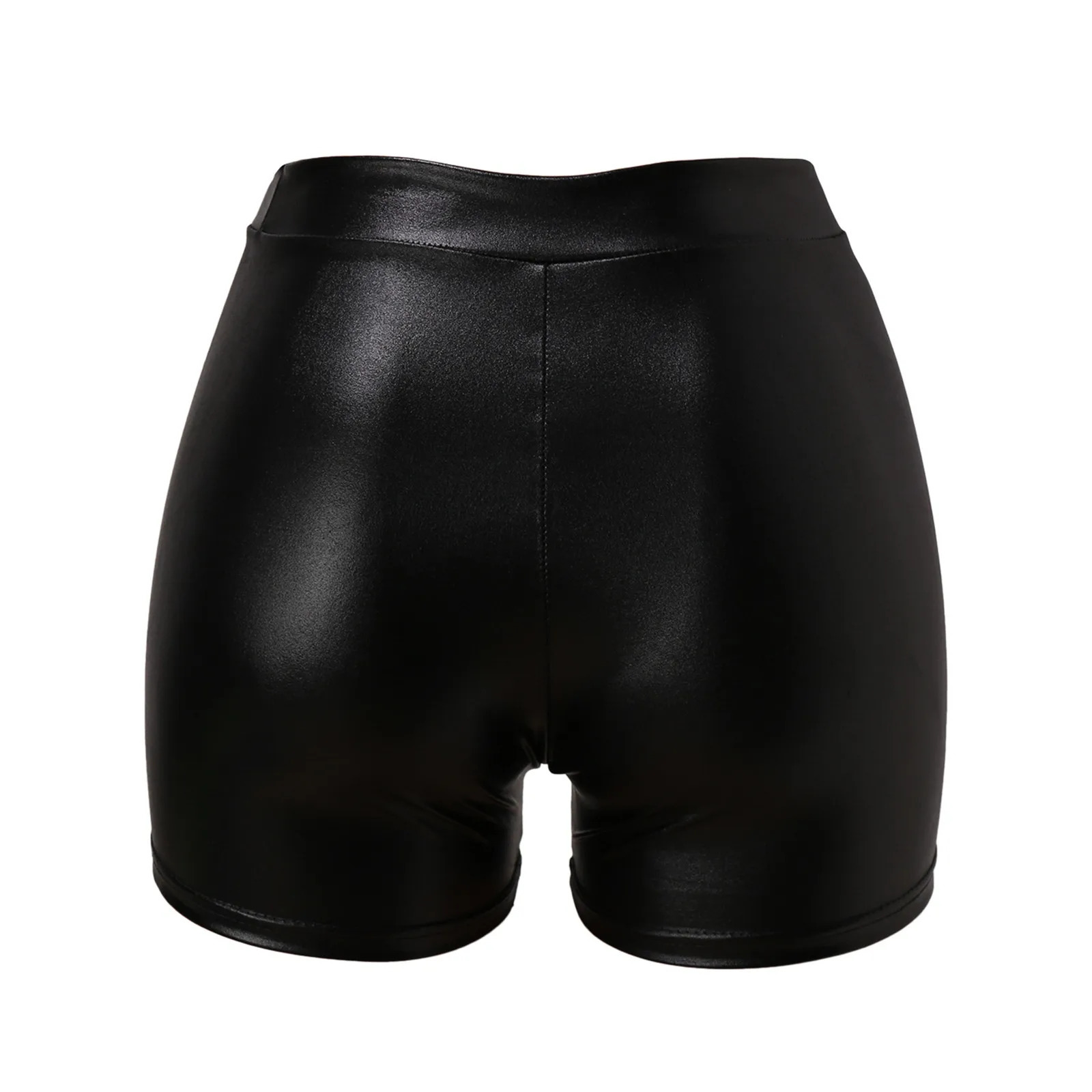 Sexy Leisure Outdoor Shorts Pants Casual Summer Drawstring Clothing Comfortable Fashion Leather Tight Trousers 250213