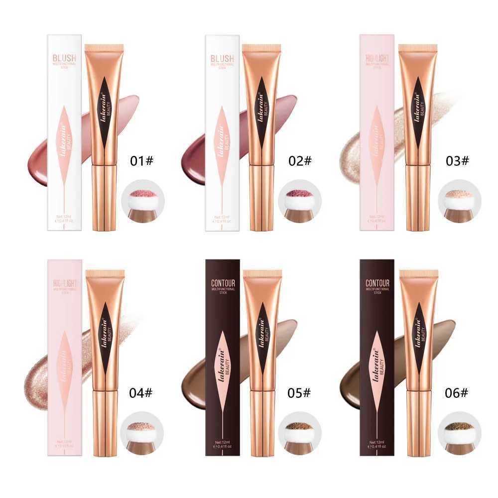 Beauty Wand Contour Highlighter and B Creamy Liquid Highlighter + Ber + Contour Stick Waterproof Face Highlighter MakeupW250217