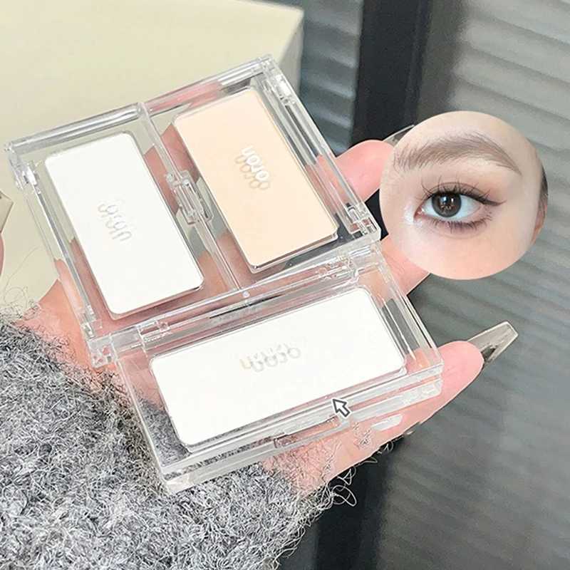 Matte White Face Highlighter Palette Light Beige Natural Brighten Contouring Makeup Monochrome Eyeshadow Palette MultifunctionalXJ250217