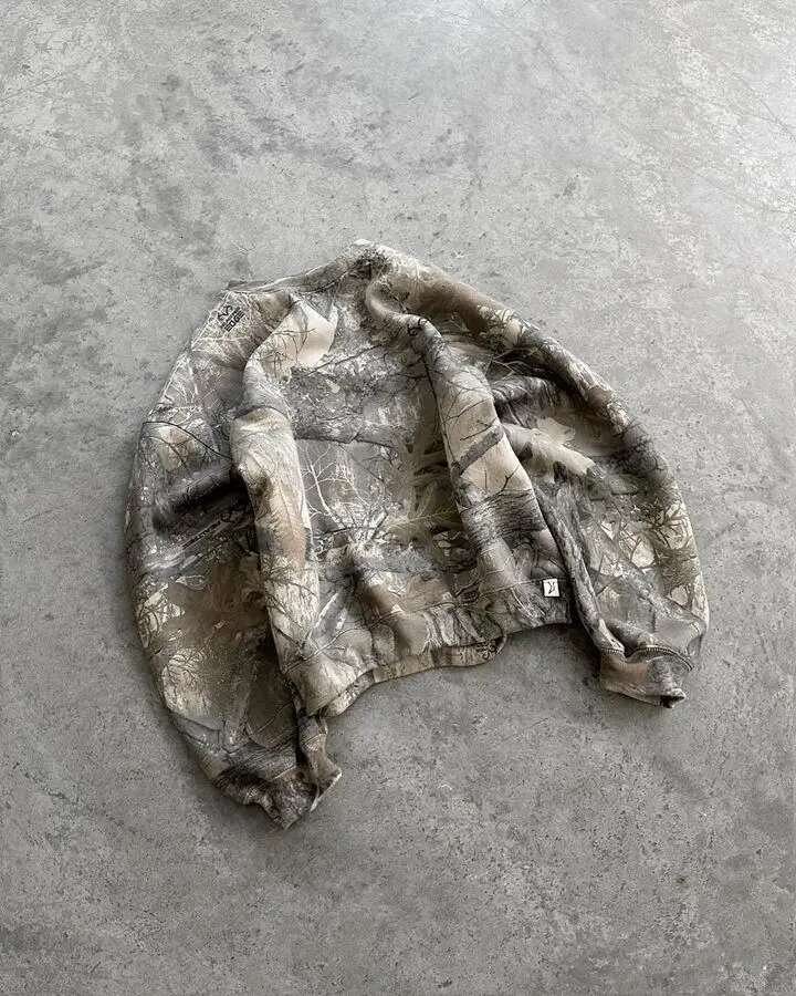 Mens Womens Y2K Clothing Hip Hop Tactical Camo Graphics Oversized Pullover Sweatshirt Fashion Long Sleeve Tops