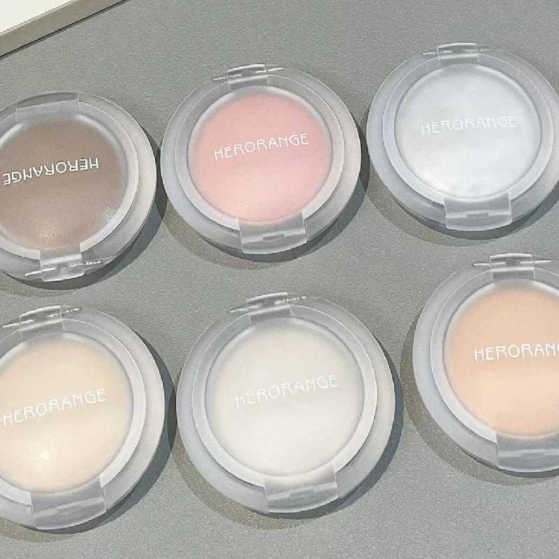 Monochrome Matte White Highlighter Palette Lasting Face Contouring Shadow Natural Brightening Eyes Lying Silkworm Korean Make UpXJ250217