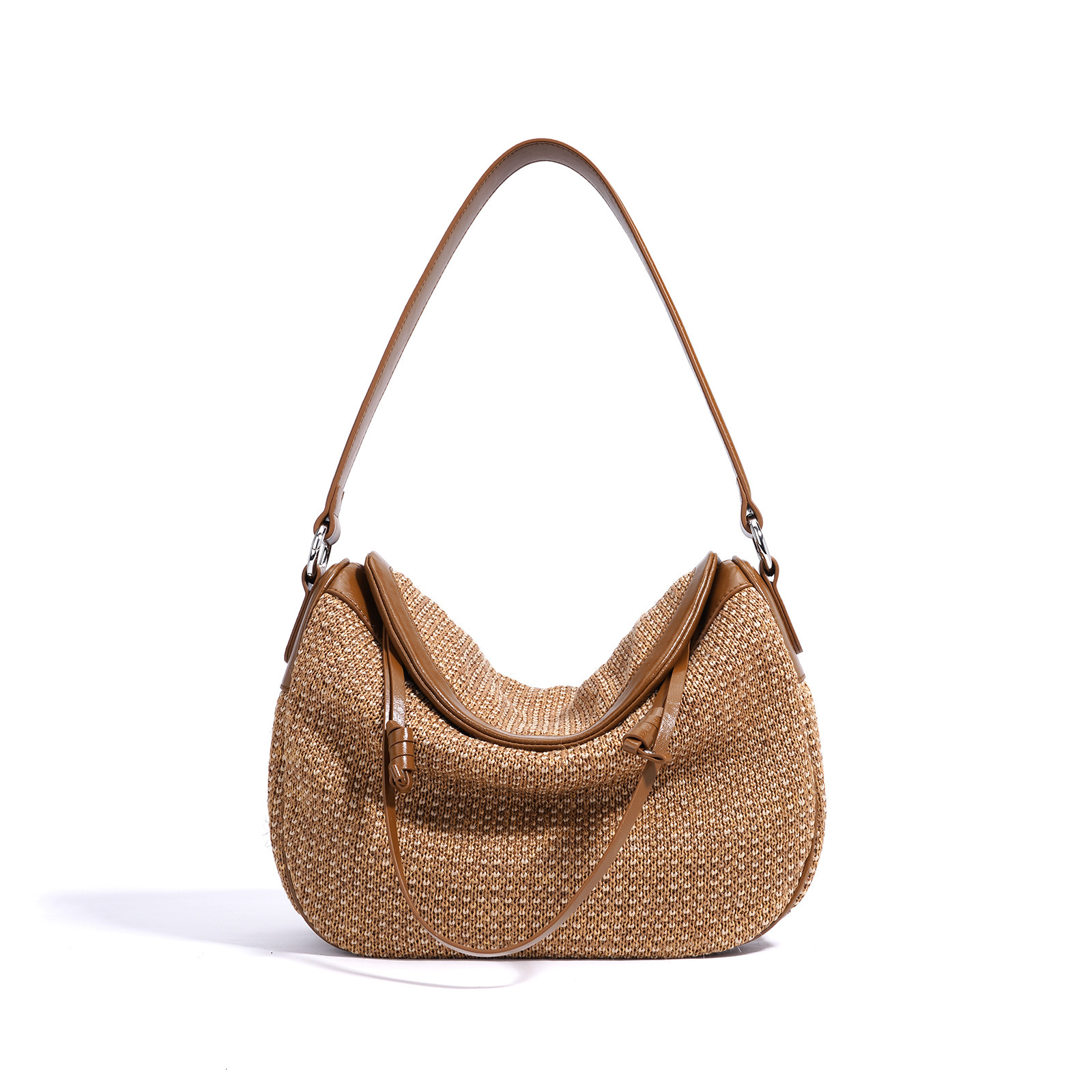 Bag Bag Spring And Summer High End, Niche Grass Weaving, Versatile 2025 New Single Shoulder Crossbody Bag