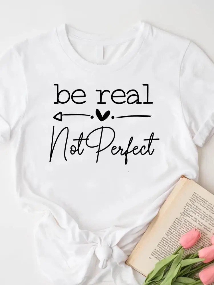 Womens T Female Short Sleeve Tshirts Clothing Tee Top Letter Style Cute Casual Graphic T-shirts Lady Women Fashion Clothes 250217