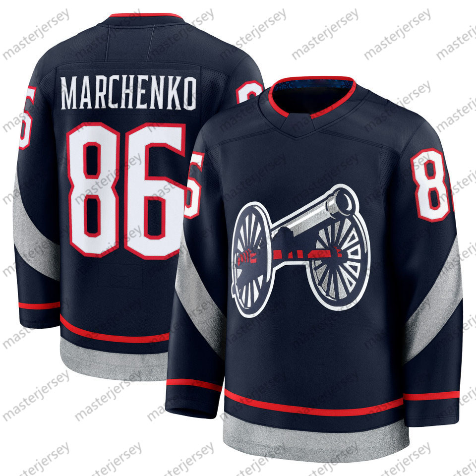 2025 Stadium Series Hockey Jersey Werenski Merzlikins Fantilli Custom Ice Hockey Jerseys Any Name Number Mens Womens Youth