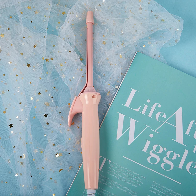 9mm Electric Hair Curler Ceramic Coating Curling Iron Unisex Curling Wand Mini Household Hair Styling Roller Waver 20W 250214