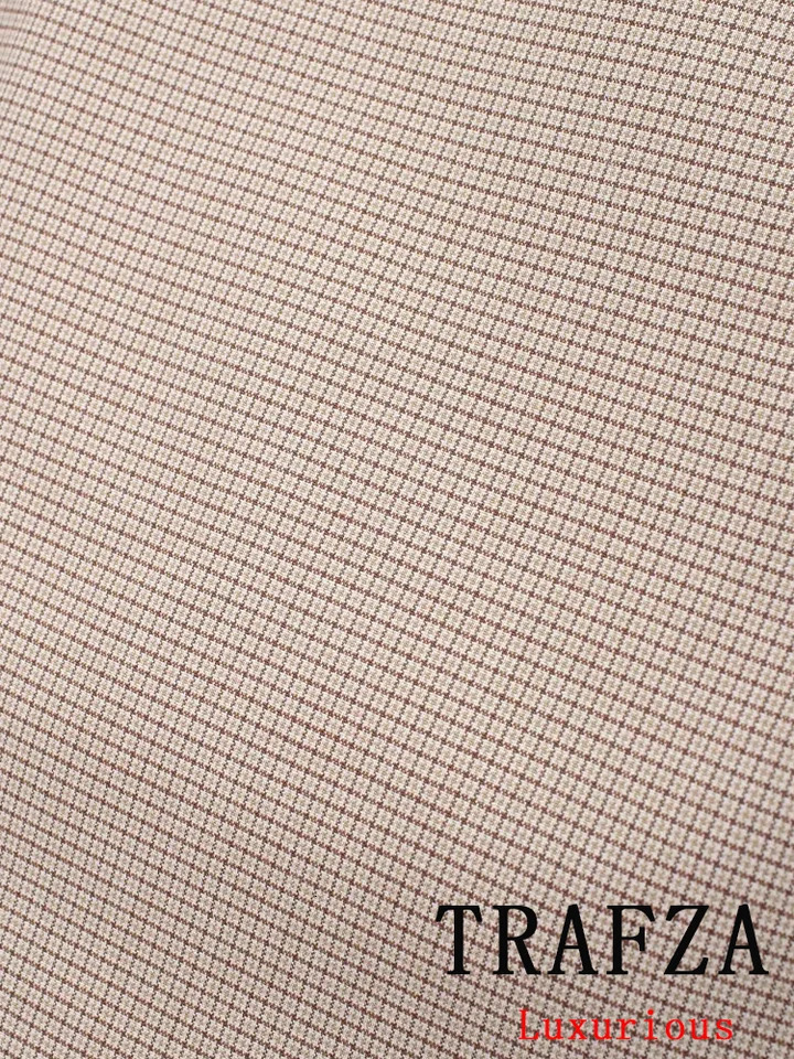 TRAFZA Vintage Casual Chic Office Lady Blazer Women Plaid O-Neck Sleeveless Single Breasted Blazer Fashion Spring Blazers 250210