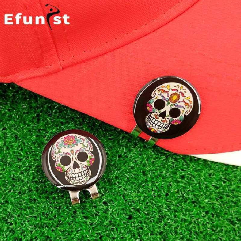 Pcs Golf Ball Marker Golf Cap Clips With Magnet Mark Golf Ball Position Removable Metal Various Styles Men Women Drop ShipW250215