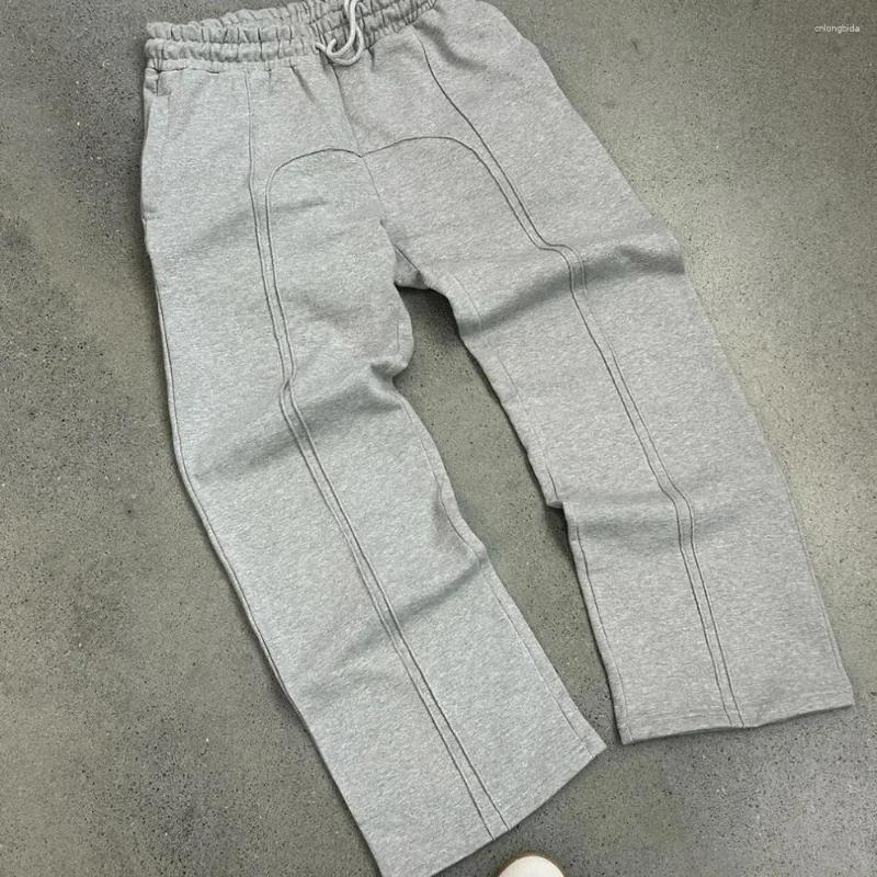 Mens Jeans with Waist, Casual Drawstring Pants: Lightweight Elastic Waistband Denim Trousers for Streetwear and High Street Fashion