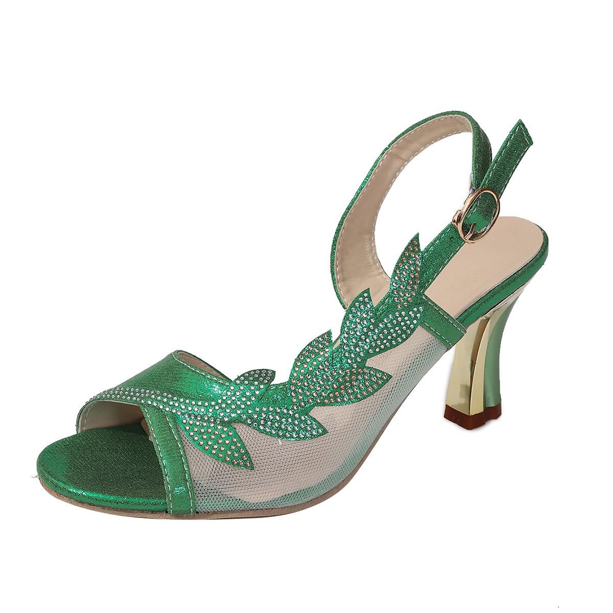 doershow New Set African s yellow Nigerian Women Dress Shoes