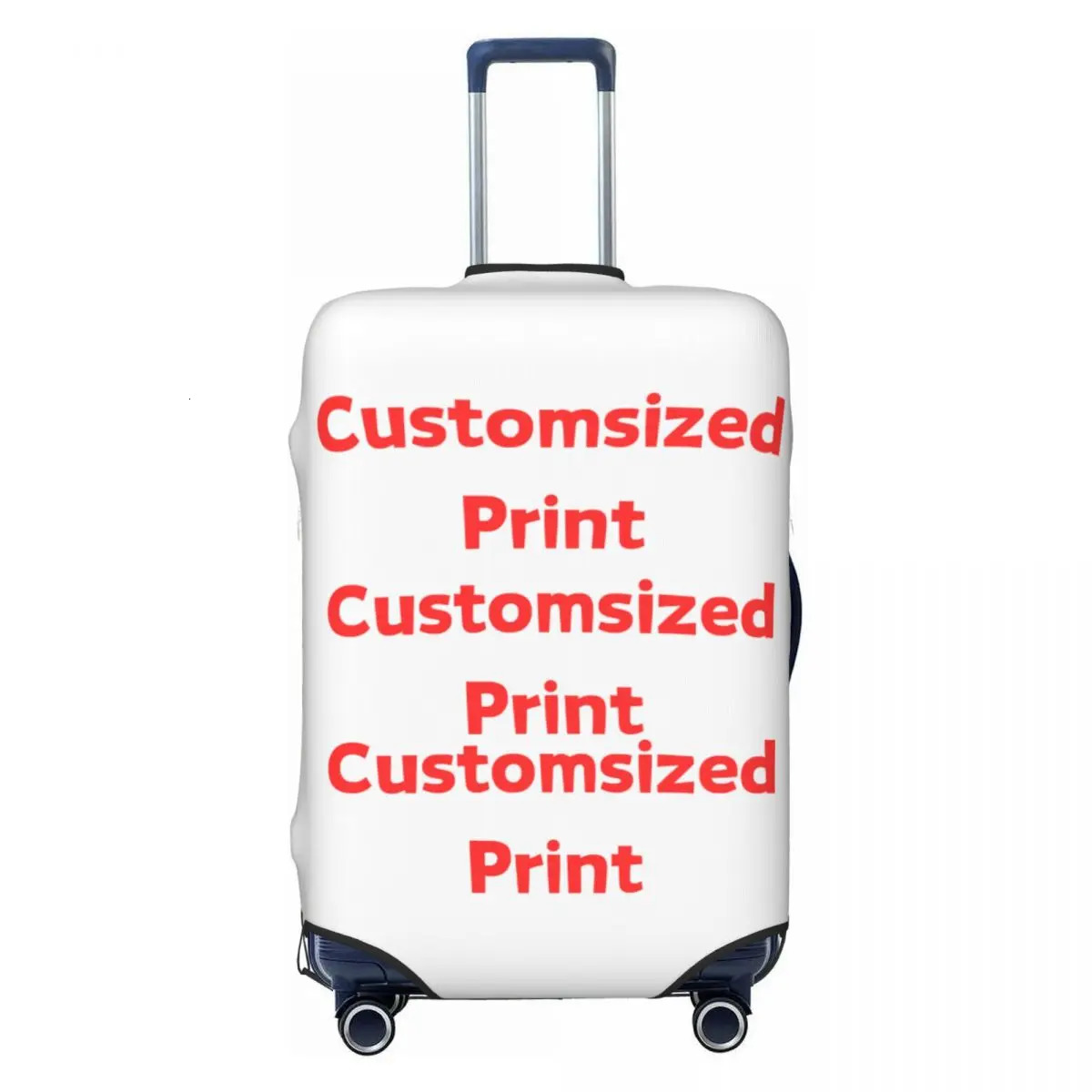 Customized image Print Suitcase Cover Any Color Cruise Trip Protection Vacation Useful Luggage Supplies 250214