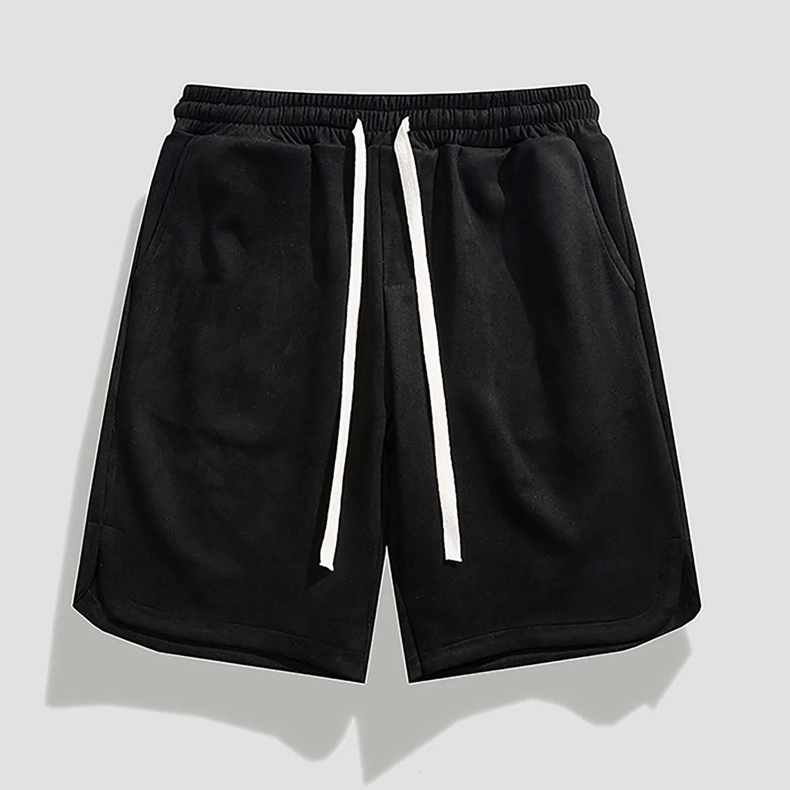 Men's Plus Size Quick Drying Breathable Casual Men's Designer Shorts Summer New Basketball Sports Shorts Solid Color Paired With Pentagonal 