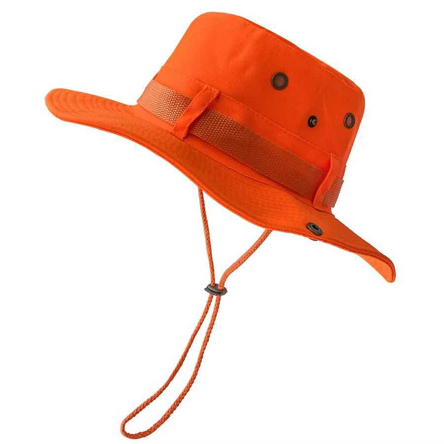 Summer mens fluorescent bucket hat reflects UV protection sun fishing hat basin hat outdoor W250217