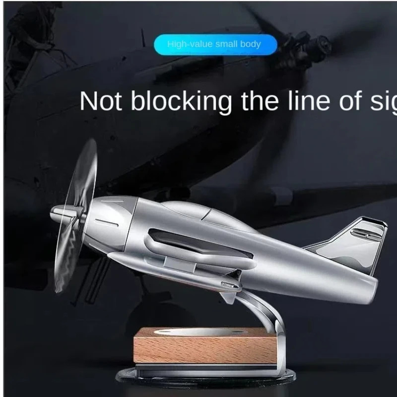 Solar Aircraft Car Perfume Ornament Car Solid Aroma Car Decoration Light Fragrance Products 250214