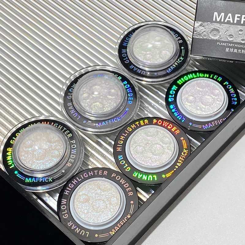 Planet Highlighter Powder Brighten Polarization Fairy Powder Shimmer Water Light Contour Face Body Illuminator Makeup CosmeticsXJ250217