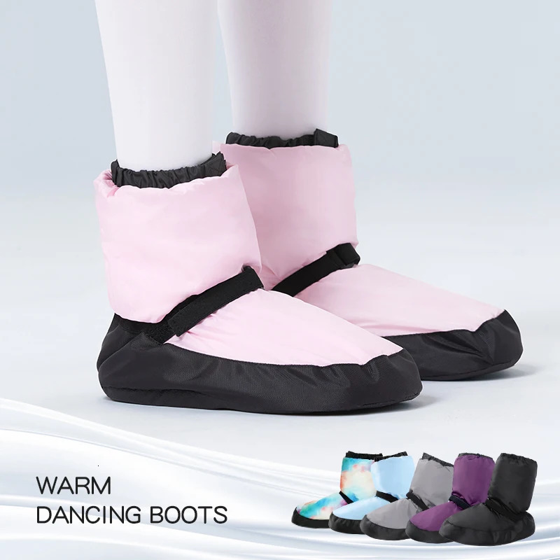 Women Anti-slip Boots up shoes Winters Ballet Slipper Wear-resisting Dance Warm Shoes 250218