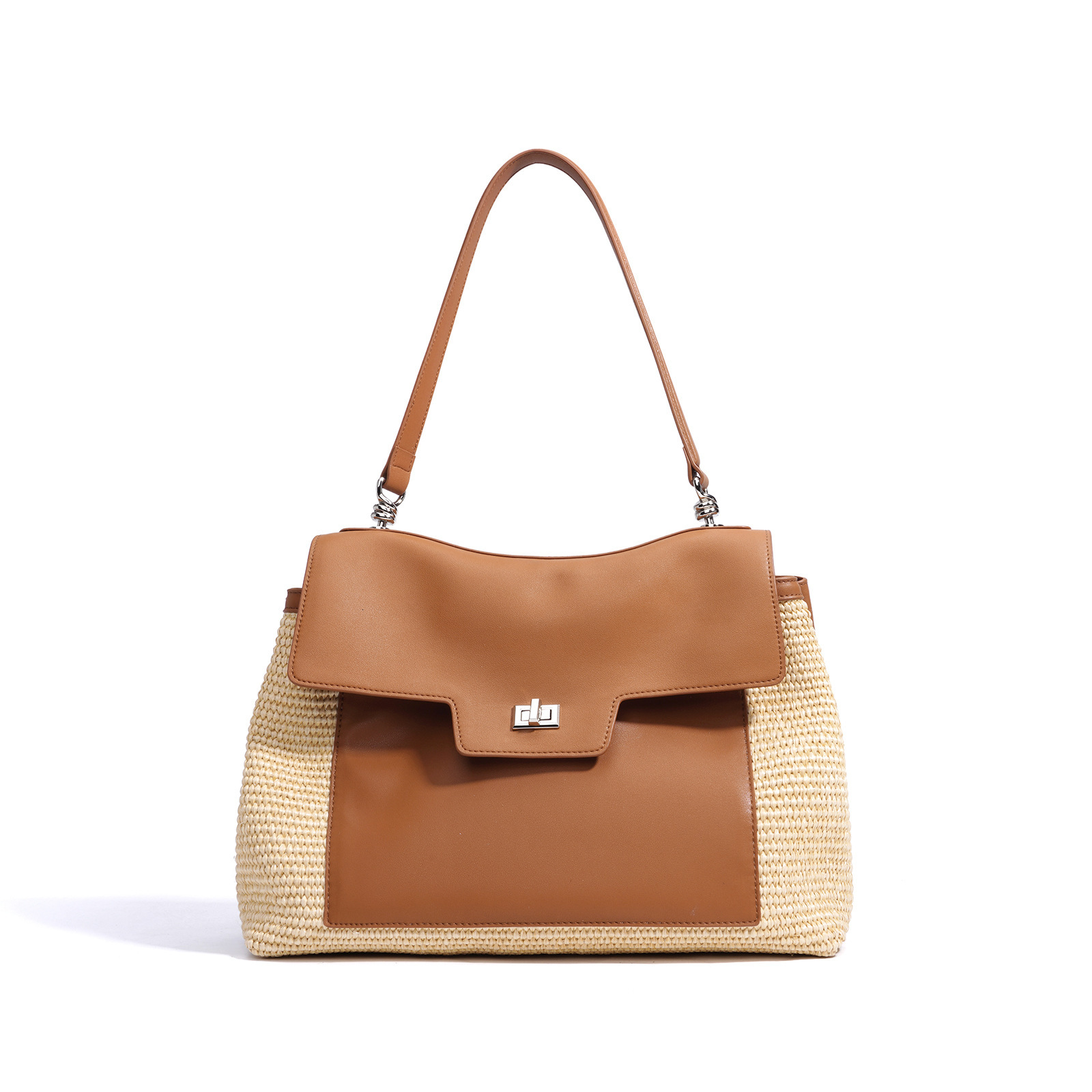 Bag 2025 New Shoulder Crossbody With Fashionable And High-End Feel, Large Capacity Portable Tote Bag