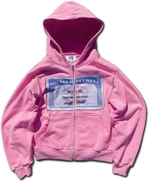 Early Spring New Street American Punk Exquisite Pattern Zipper Hoodie Fashion y2k Design Daily Couple Casual Cardigan Jacket