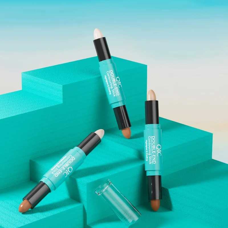 2 IN 1 Contouring Stick Makeup Highlight Brighten Pen Nose Shadow Pencil Brighten Shading Sticks Matte Concealer HighlightersXJ250217