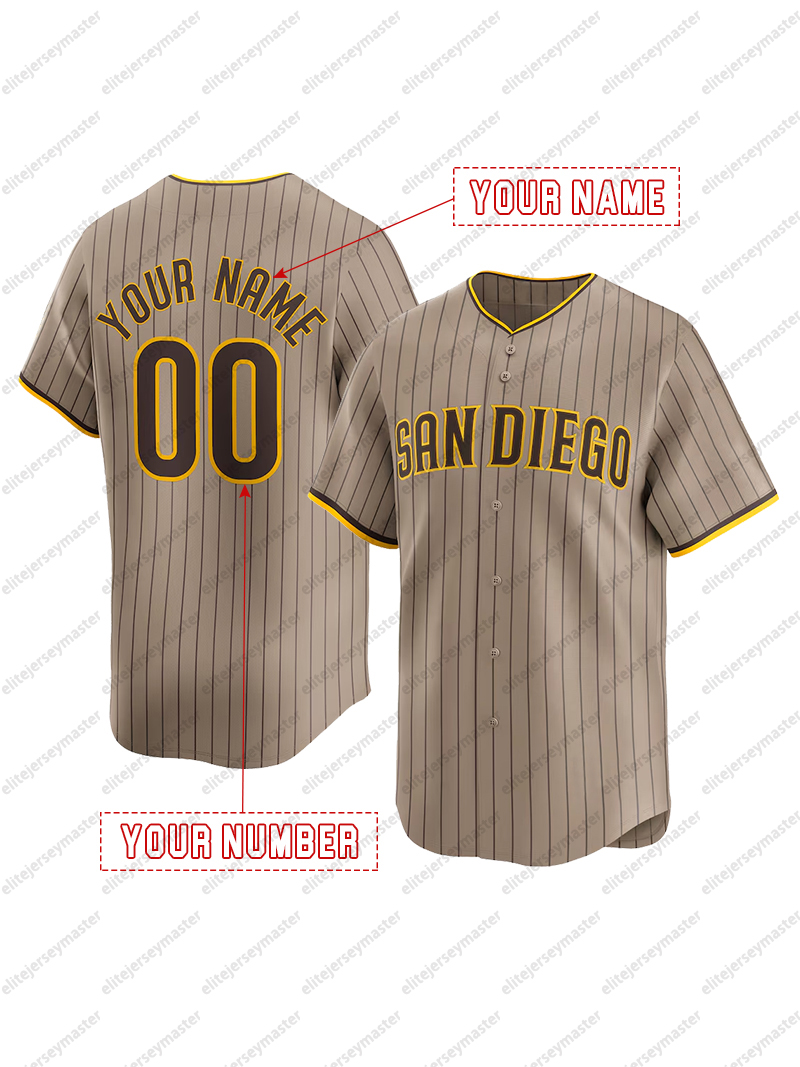 Fernando Tatis Jr. Custom Baseball Jersey Stitched Personalized Manny Machado Customized Jerseys Custom Any Number Name