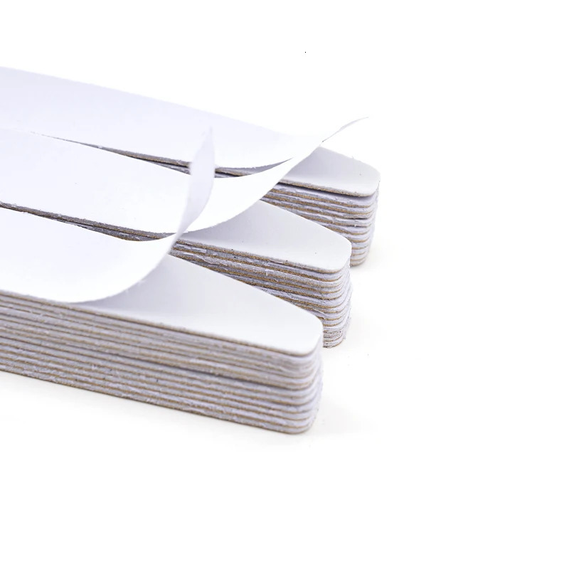 100Pcs/Lot Moon Replacement Sandpaper Files 80 100 180 240 With Metal Handle Grey Replaceable Files For Saws Removable Pads Set 250214