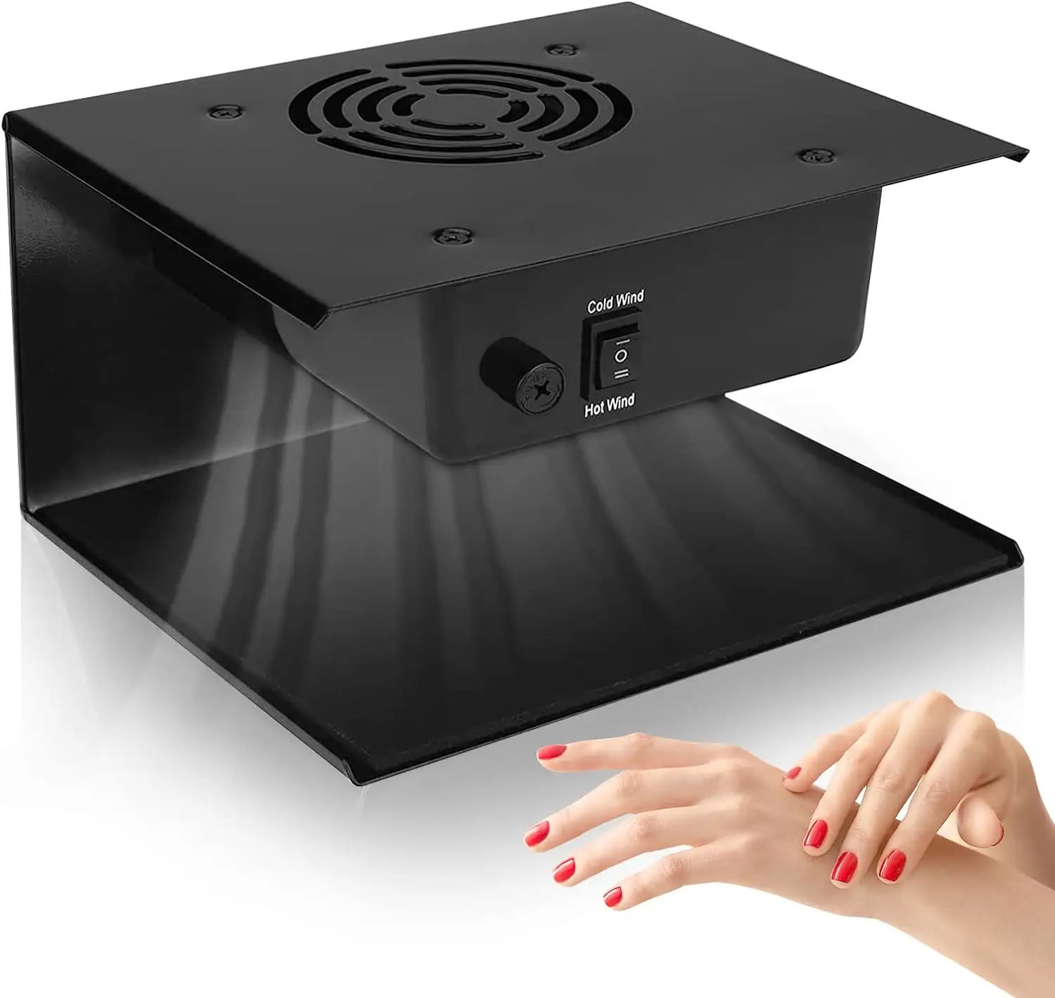 Polishing Nail Dryer Air And Cold Air Professional Dry Glue Professional Nail Enhancement Tool Art Gel Dryer Nail Salon 250214