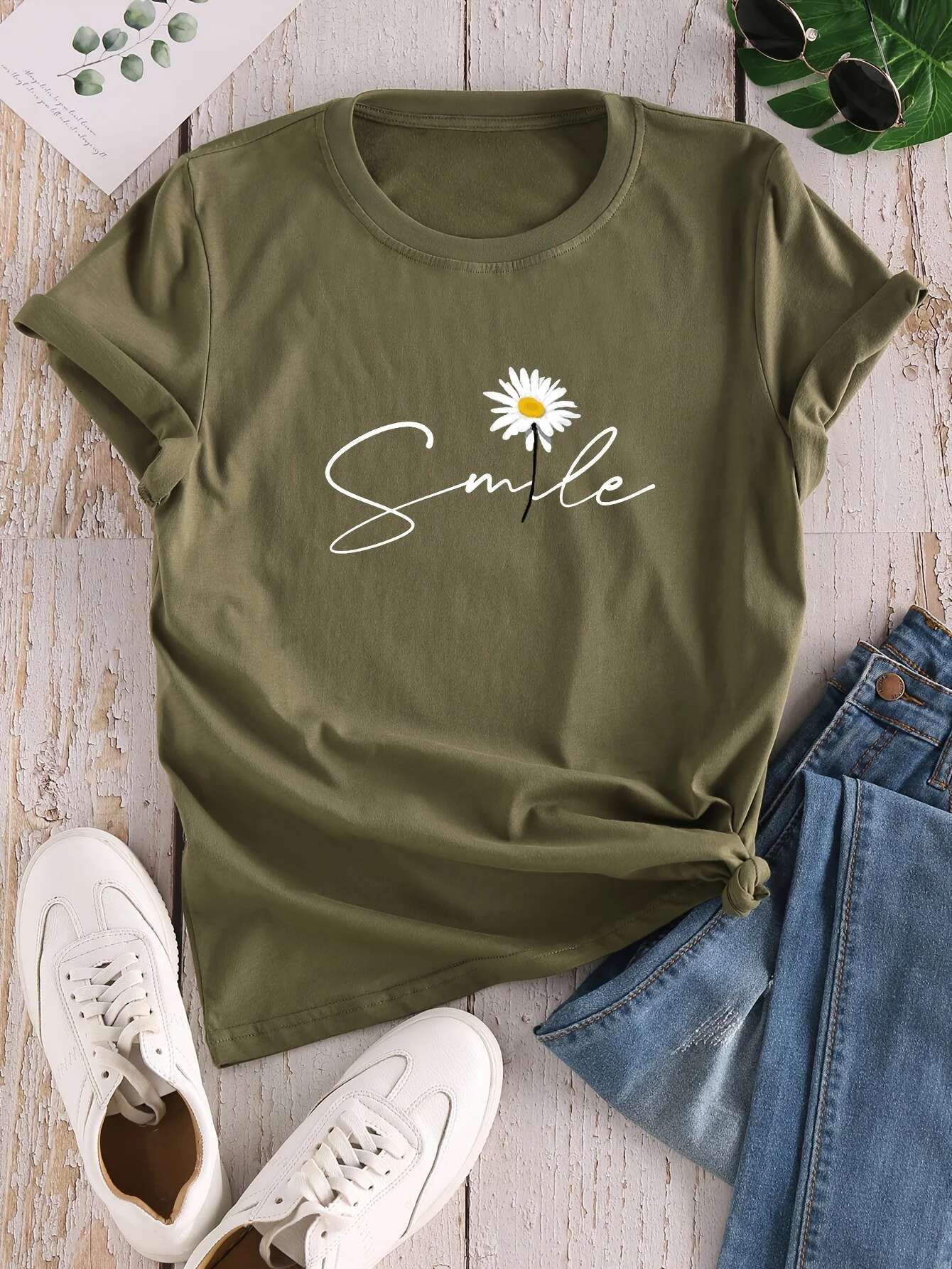WER Letter Printed Round Neck T-shirts For Spring And Summer Casual Short Sleeved Tshirt For Women's Tops Fashion Designer T Shirt