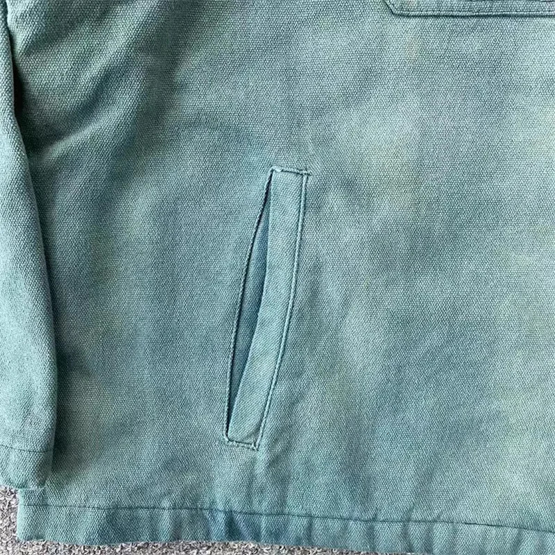 Loose Street Clothing High Quality 1 And Jacket Season 6 Oversized Washed Denim Vintage Blue Lapel Coat 250212