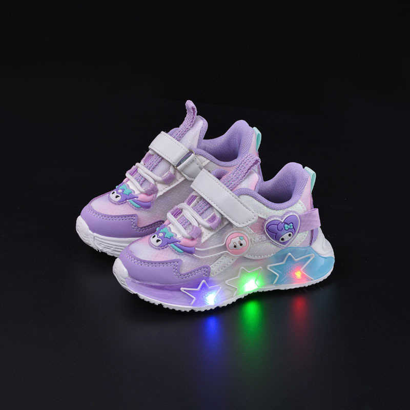 Sneakers Kulomi Sanlio Sports Shoes Skeleton Rice Childrens Shoes Cool Le Mi Kulumi Casual Shoes Cool Luo Mi Kromi H250217