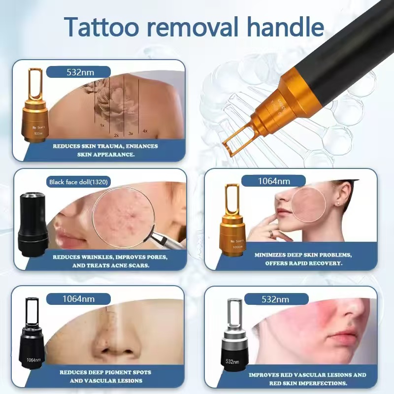 Diode Laser 808 Hair Removal Machine Picosecond Nd Yag Tattoo Removal Skin Whitening Device