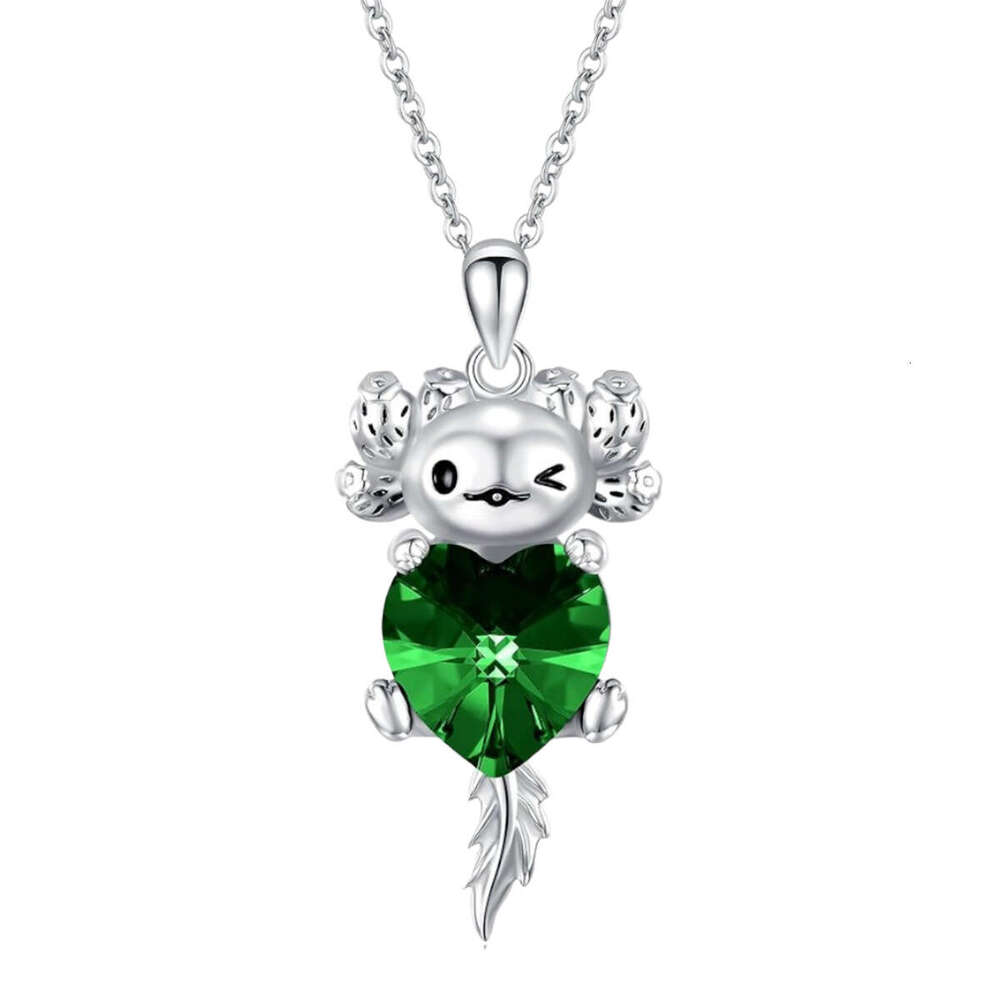Hot selg cartoon Feitian big ears embrace love salamander women's necklace pendant trendy gift