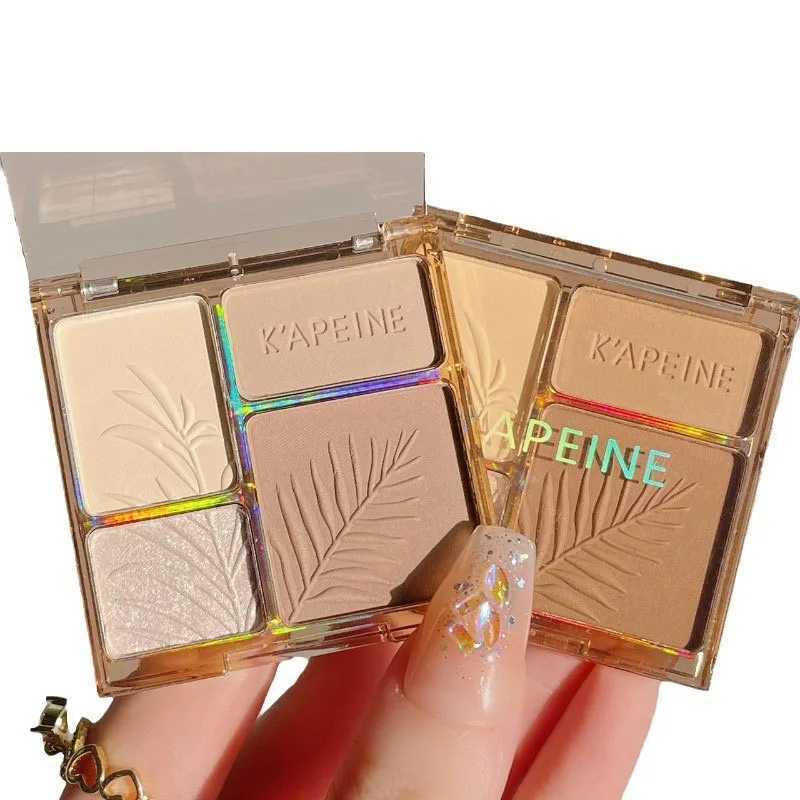 Matte Highlighter Palette 3D Nose Contouring Glow Brighten Contour Shimmer Powder Cosmetic Face Shading Grooming Powder MakeupXJ250217