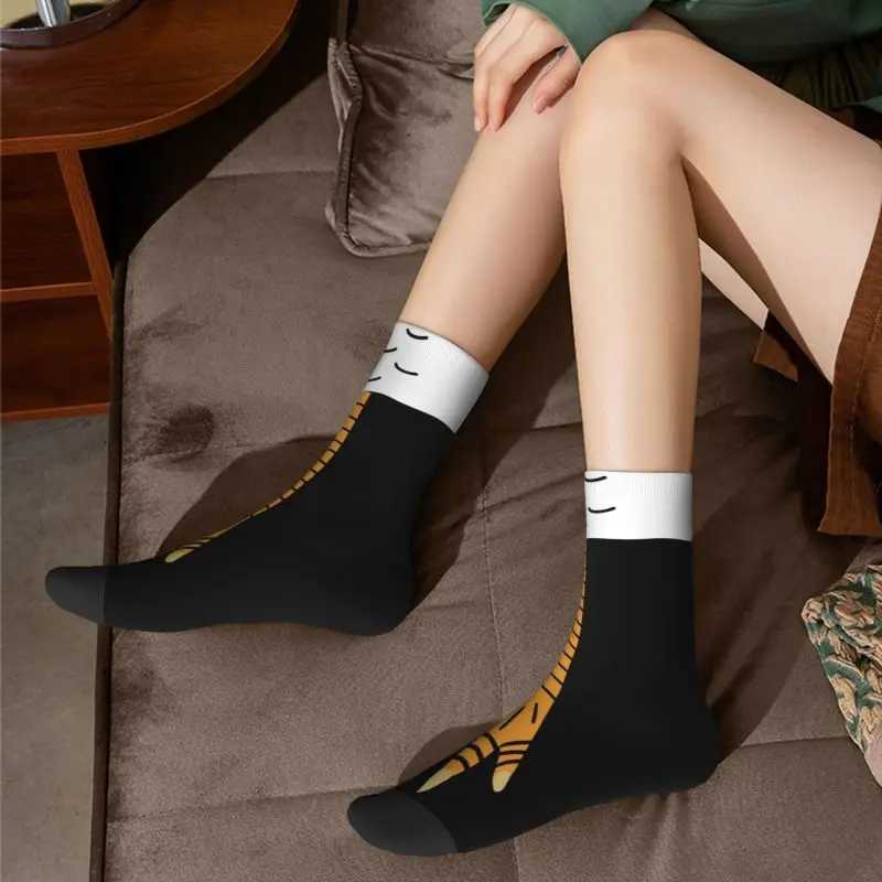 Customized Kawaii mens funny chicken leg dress socks unisex comfortable and warm 3D printed cartoon animal crew socks W250217