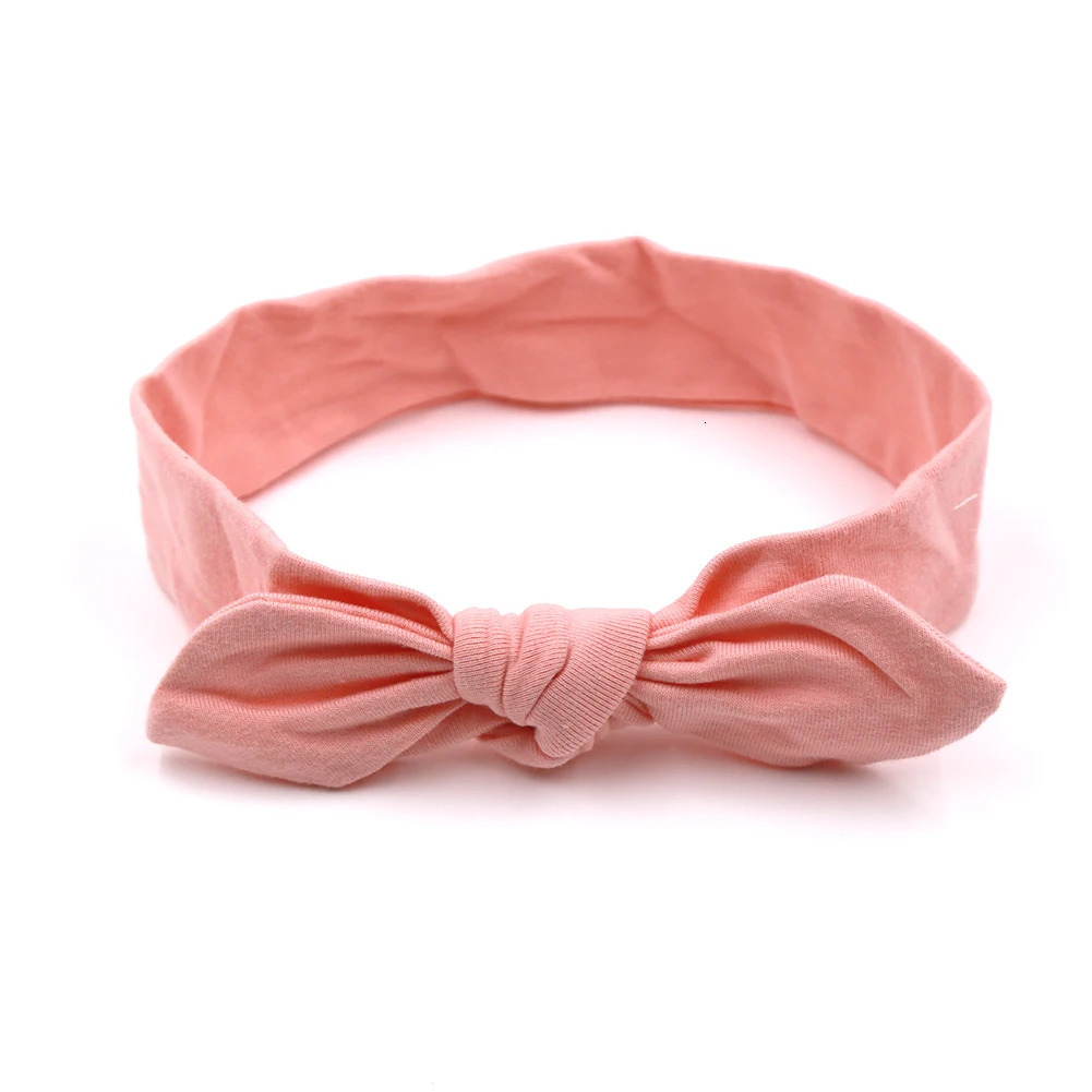 10Pcs Rabbit Ear Baby Headbands For born Boys Girls Cotton Elastic Hair Bands Kids Hair Tie Bows Knot Headwraps Headwear 250121