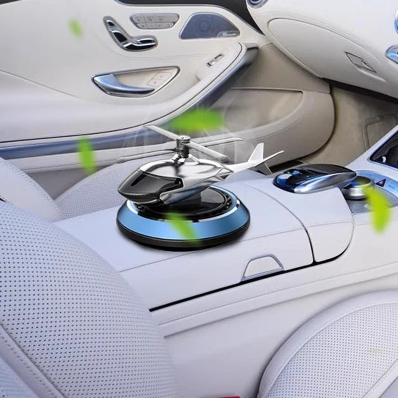 Car Helicopter Solar Rotating Perfume Diffuser Car Fragrance Decoration Car Air Freshener Ornaments Deodorant Perfume Diffuser 250214