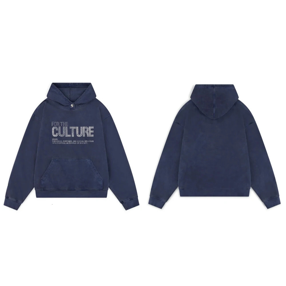 Rhinestone Hoodie Y2K Clothes Men Women Harajuku Hip Hop Letter Graphic Oversized Fashion Pullover Sweatshirt 250213