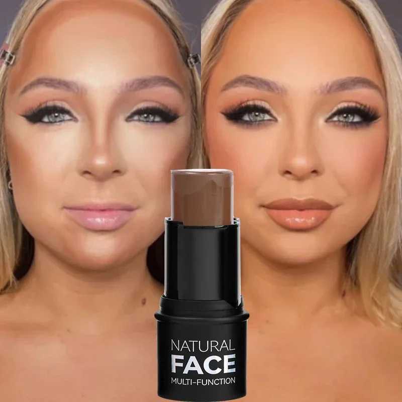Face Bronzer Contour Stick Waterproof Brighten Facial Ber Cream Highlight Nose Shadow Multifunctional Face Makeup CosmeticsW250217
