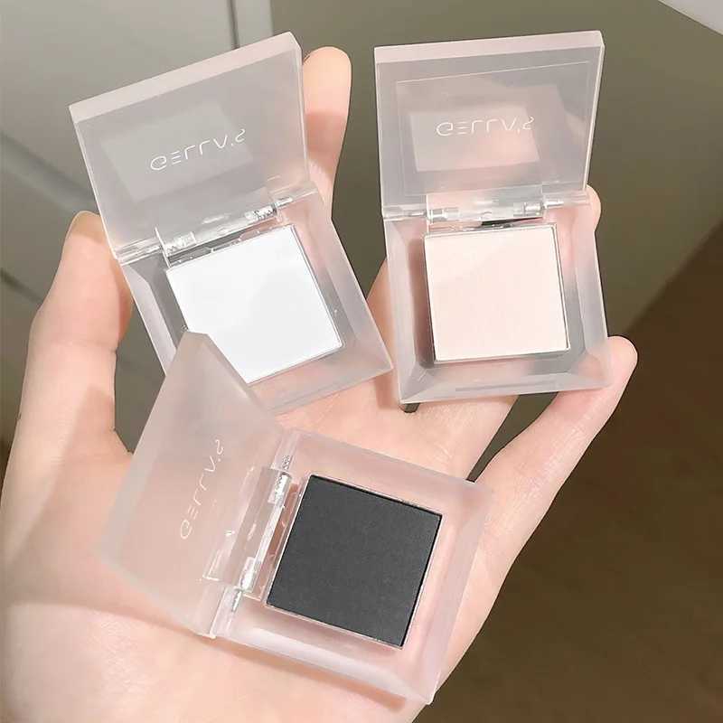 Matte White Face Highlighter Makeup Illuminator 3D Nose Shading Contour Palette Eye Head Lying Silkworm Highgloss Makeup ProductXJ250217