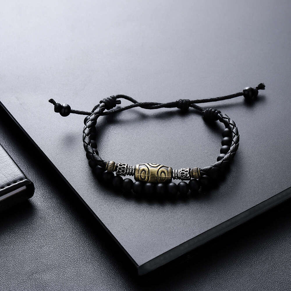 Tianzhu Tibetan Blue Necklace, Male Personalized Woven Wax Rope, Ancient Pendant, Collar Chain, High end Accessories, Female Jewelry