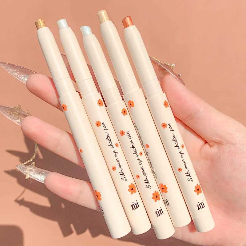 Face Makeup Highlighter Pencil Pearl Brightening Cream Diamond Blue Gold Silver Long Lasting Waterproof HighlighterXJ250217