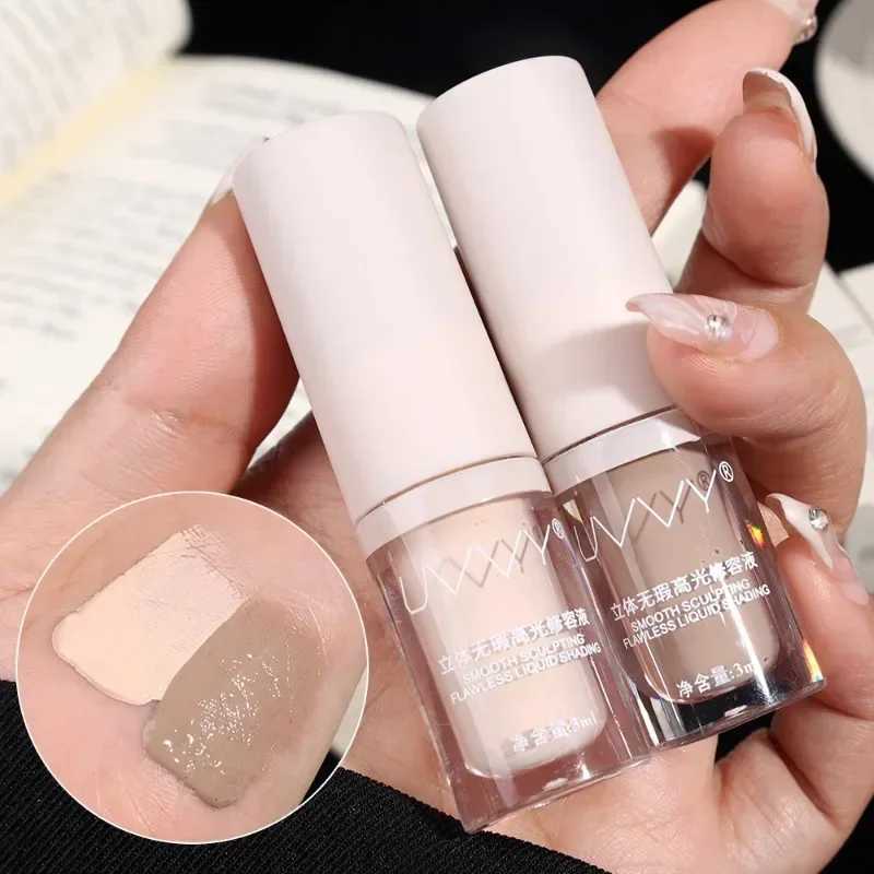 Natural Nose Shadow Highlighter Cream Waterproof Lasting Brightens Skin Matte Liquid Contouring Bronzer Stick Makeup CosmeticsW250217