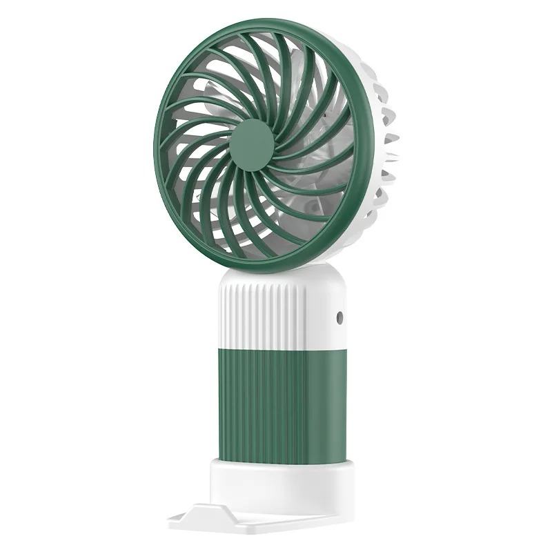 USB Mini Portable Electric Cooling Fan Handheld Stand Home Office Car Easy English Operating