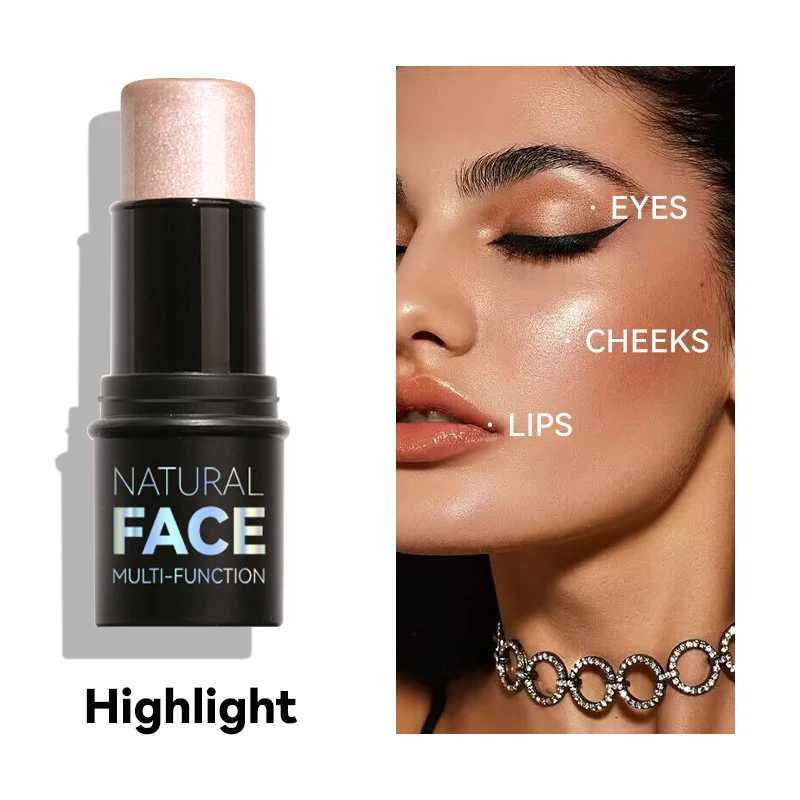 High gloss adhesive sticker outline shadow pen 3D bright sleep filamentous facial powder cream multifunctionalW250217